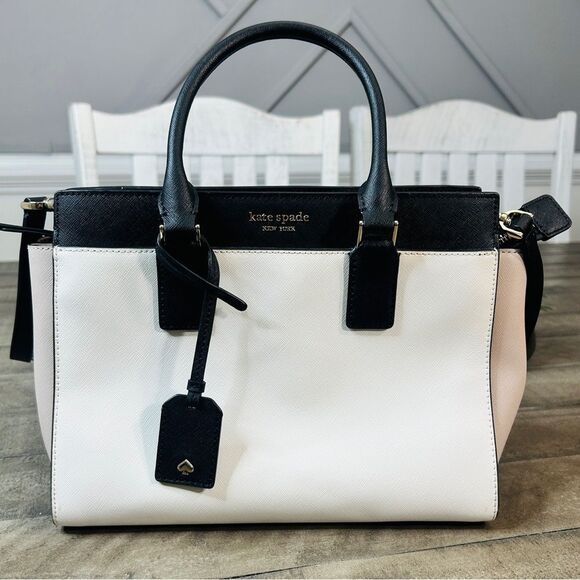 Kate Spade Medium Satchel Cameron Tri Color Handbag - Picture 2 of 6